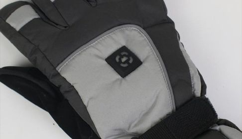 Intelligent Rechargeable Heating Gloves Outdoor (Option: Grey-One size)