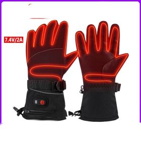 Heating Gloves Outdoor Skiing Cycling (Option: Single Gloves-Average Size)