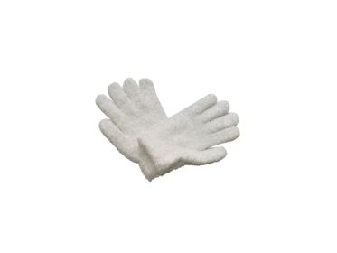 Cute Plush Gloves Women's Winter Thickening (Option: White-Average Size)