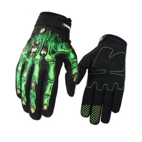 Outdoor Sports Motorcycle Cycling Riding Gloves (Option: Green-S)