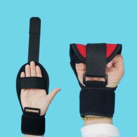 Auxiliary Fixed Gloves Stroke Hemiplegia Paraplegia Rehabilitation Training Equipment (Option: Adhesive style)
