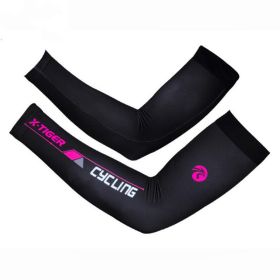 Cycling Ice Sleeve Breathable Cool Outdoor Sports (Option: Pioneer Black Pink-M)