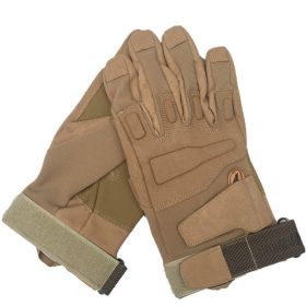 Men's Fashionable Non-slip Wear-resistant Cycling Gloves (Option: Yellow-M)