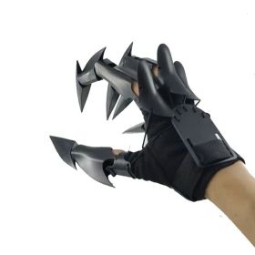 Knuckle Movable Flexible Glove Toy Halloween (Option: Black dragon claw. Right)