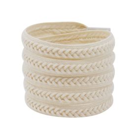 Weiou Hot Sale eBay ; Amazon Top10 Solid Color Wheat Ear Shoelaces With Drop-Shipping (Length: 200, Color: cream colour)