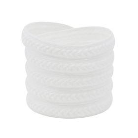 Weiou Hot Sale eBay ; Amazon Top10 Solid Color Wheat Ear Shoelaces With Drop-Shipping (Length: 90, Color: White)