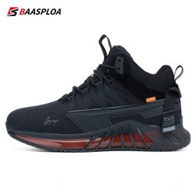 Baasploa New Men Winter Hiking Sneaker Waterproof Keep Warm Casual Shoes Comfortable Cotton Casual Shoes for Male 2022 (Color: 124702-HH, size: 46)
