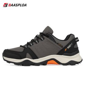 Outdoor Hiking Shoes for Man Waterproof Travel Shoes Fashion Leather Comfortable Climbing Sport Sneaker Baasploa 2022 (Color: 113203-ZH, size: 41)