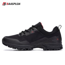 Man's Anti-Skid and Wear-Resistant Mountain Hiking Shoes Waterproof Outdoor Sneaker Comfortable Male Shoes Baasploa New (Color: 123202-HE, size: 43)