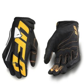 Motorcycle Cycling Bike Off-road Gloves Long Finger Breathable Gloves (Option: Black-L)